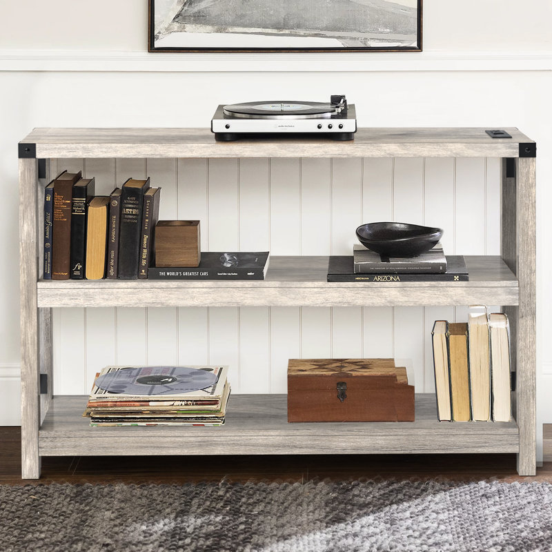 Bookcase console table discount